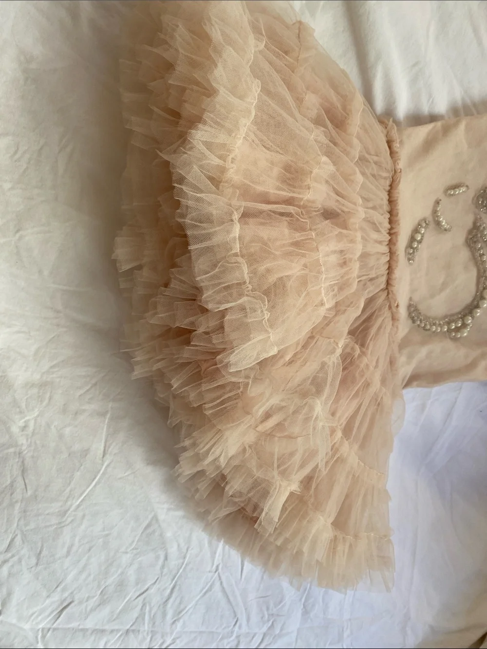 child of mine Blush Pearl Bunny Tulle Tutu Dress - Picture 3 of 5